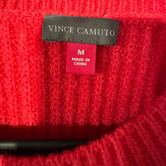 Vince Camuto Puff Shoulder Wide Sleeve Sweater Size M - Picture 6 of 7